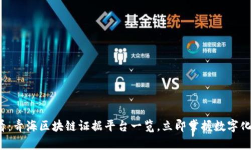2023年必看：青海区块链证据平台一览，立即掌握数字化证据的未来